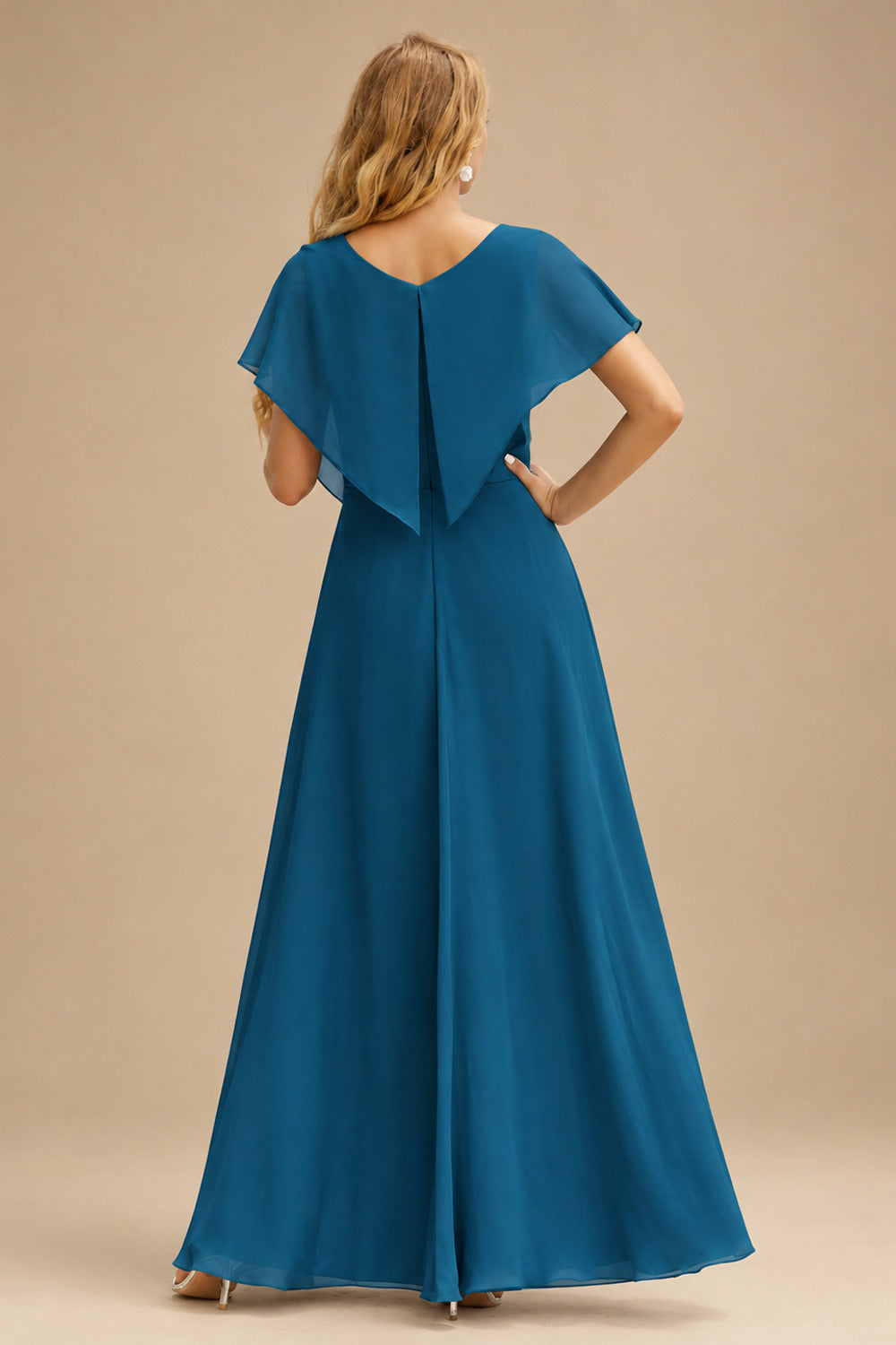 Rutipo Ink Blue A-line Square Neckline Satin Short/Mini Homecoming Dress