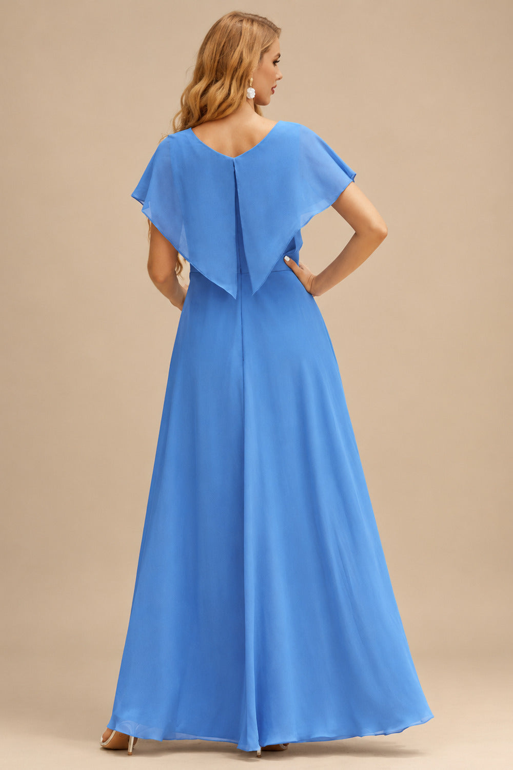 Rutipo Ocean Blue A-line Square Neckline Satin Short/Mini Homecoming Dress