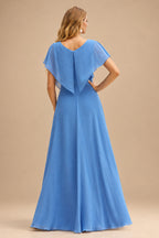 Rutipo As Picture Mermaid V-neck Spaghetti Straps Sweep Train Prom Dress With Slit Appliqued