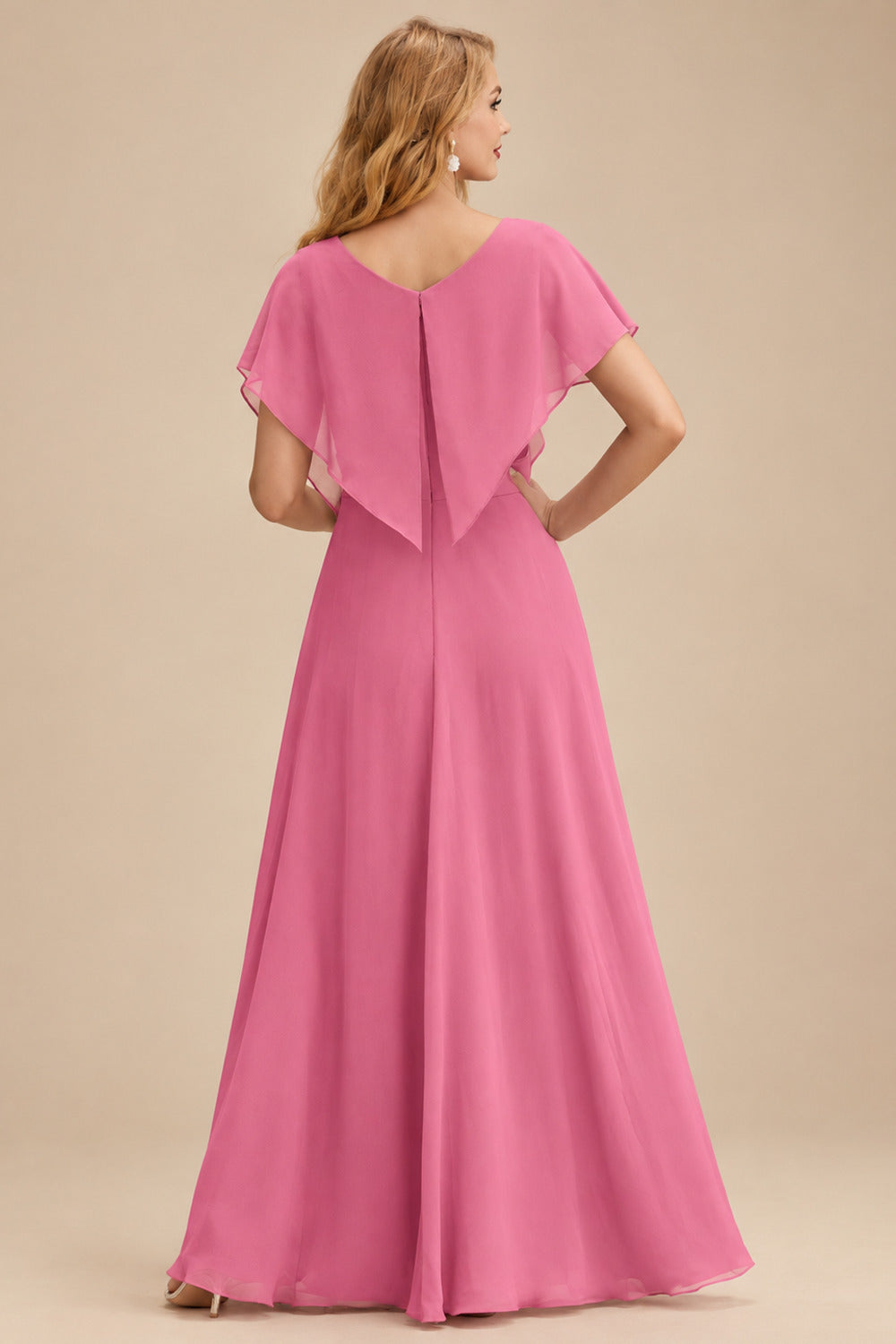 Rutipo Azalea A-line Beaded Corset Layered Ruffle Chiffon Mini Homecoming Dress