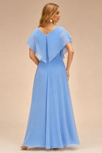 Rutipo Sky Blue Sheath Strapless Ruched Corset Floral Lace Mini Homecoming Dress