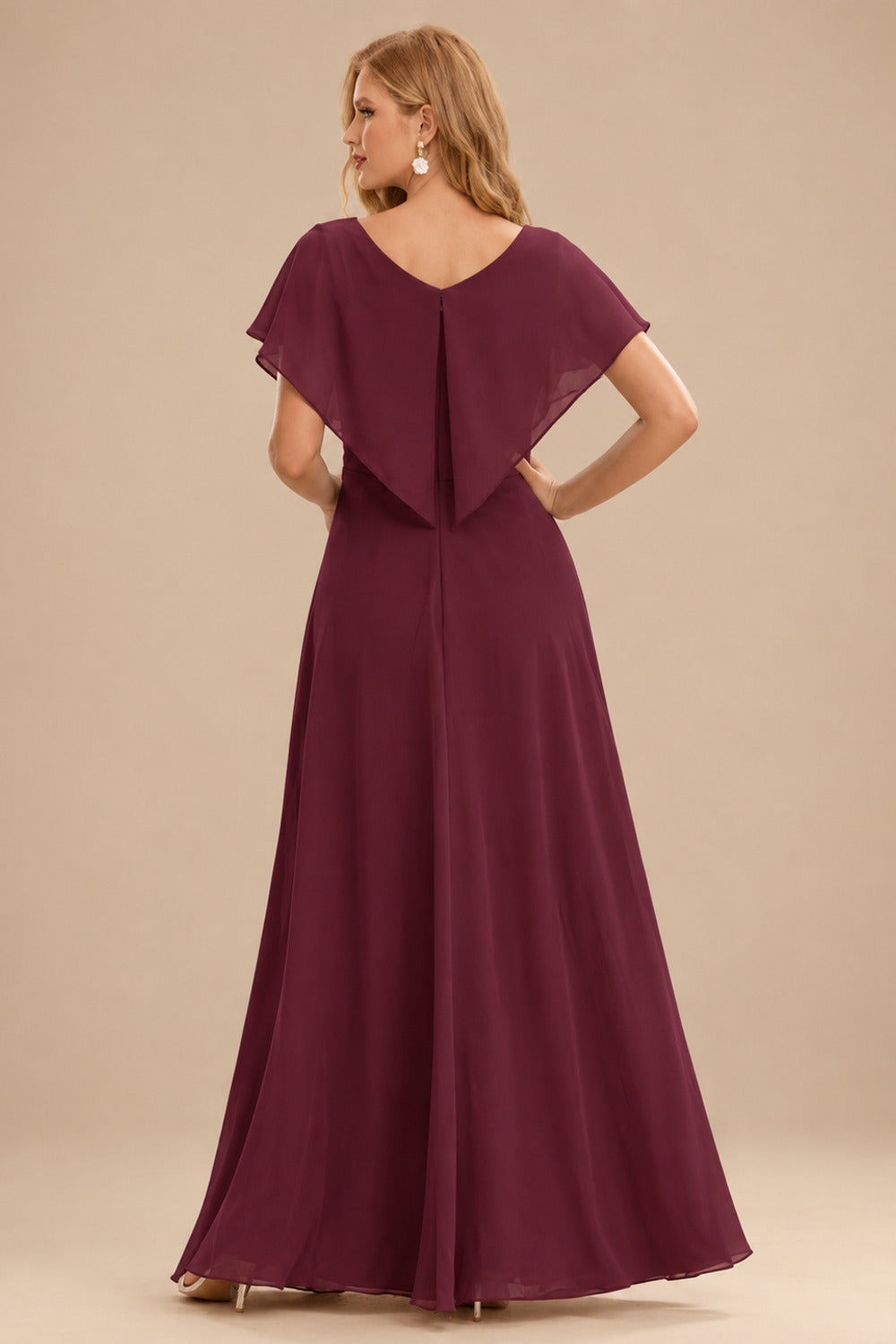 Rutipo Cabernet A-line Sparkly Strapless Ruched Corset Ruffle Homecoming Dress