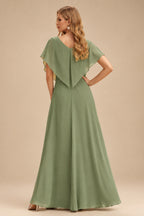 Rutipo Celadon A-line Sparkly Strapless Ruched Corset Ruffle Homecoming Dress