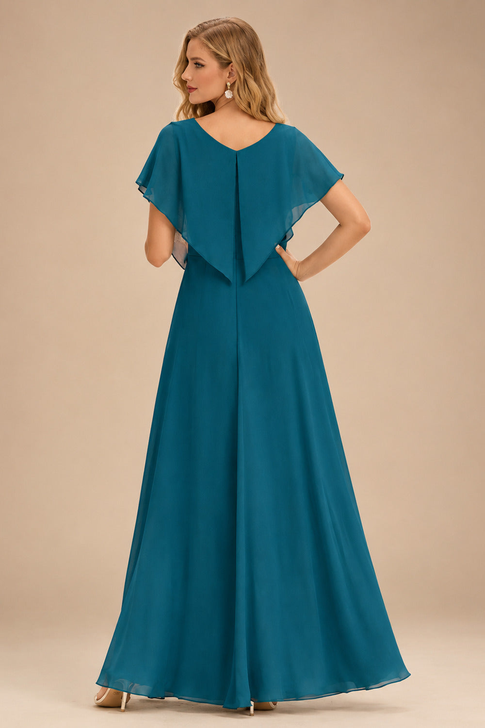 Rutipo Peacock A-line Sparkly Strapless Ruched Corset Ruffle Homecoming Dress