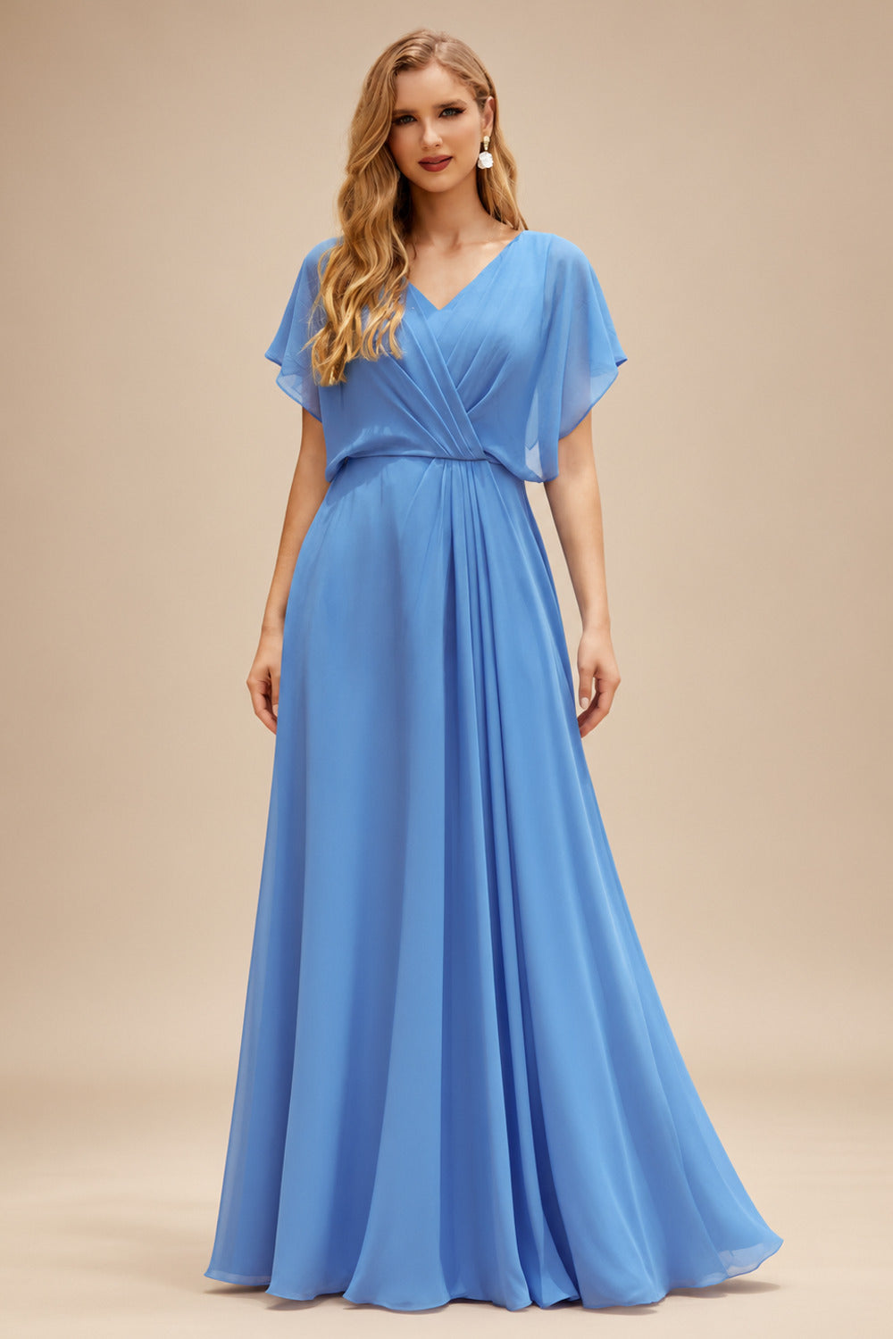 Rutipo Royal Blue A-line Sparkly Strapless Ruched Corset Ruffle Homecoming Dress