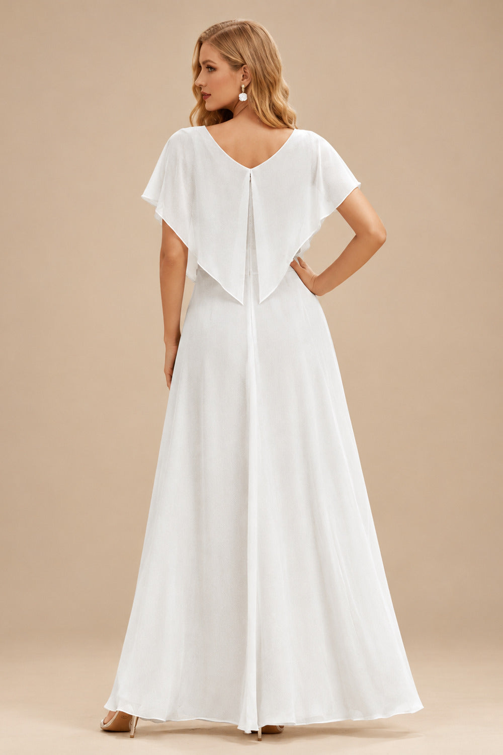 Rutipo White A-line Sparkly Strapless Ruched Corset Ruffle Homecoming Dress
