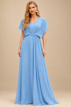 Rutipo Sky Blue Strapless Sequin Beaded Corset Silk like Satin Mini Homecoming Dress