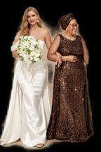 Rutipo Ivory Sheath One-Shoulder Sleeveless Sweep Train Charmeuse Wedding Dresses With Beading