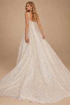 Rutipo As Picture Sparkly Sequined A-Line Square Neckline Wedding Dresses
