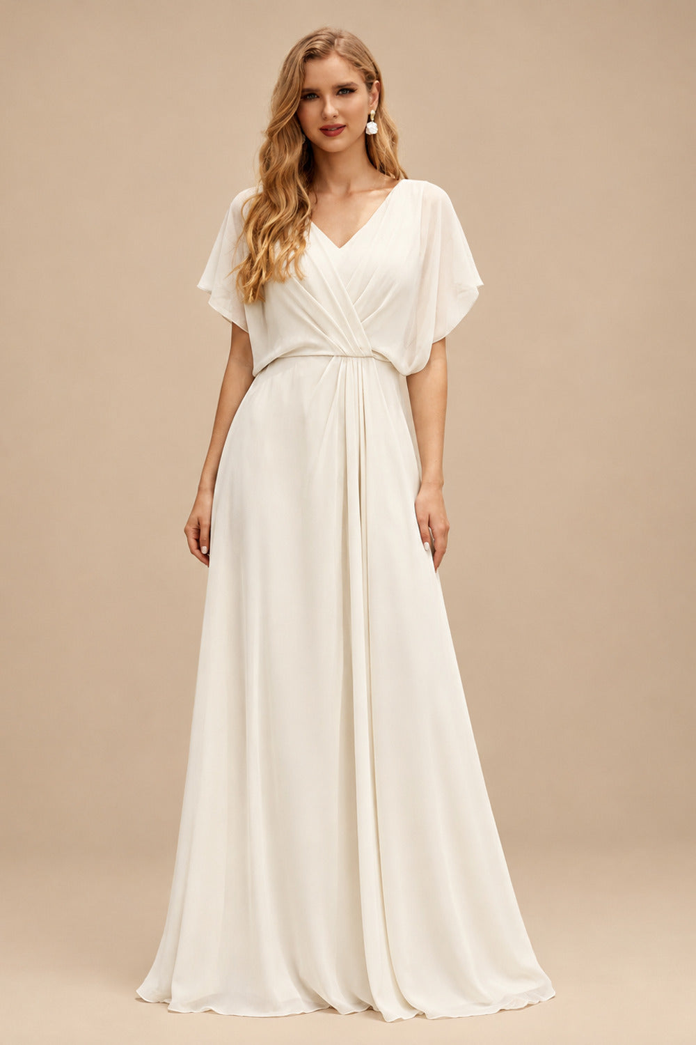 Rutipo Ivory Boho Lace Sweetheart Slit Wedding Dresses With Detachable Train