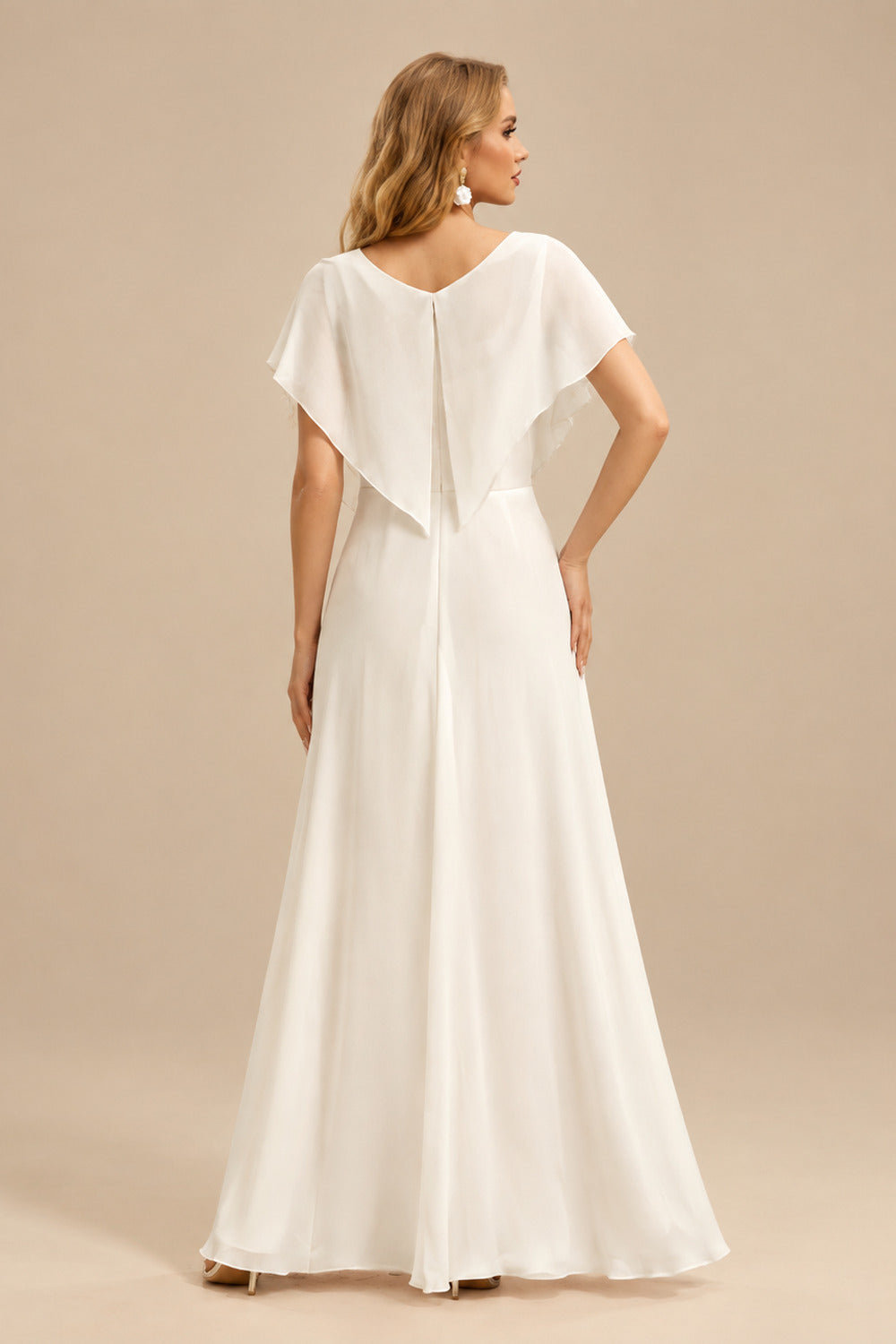 Rutipo Ivory Minimalist Little White Sheath Sweetheart Wedding Dresses With Elastic Satin