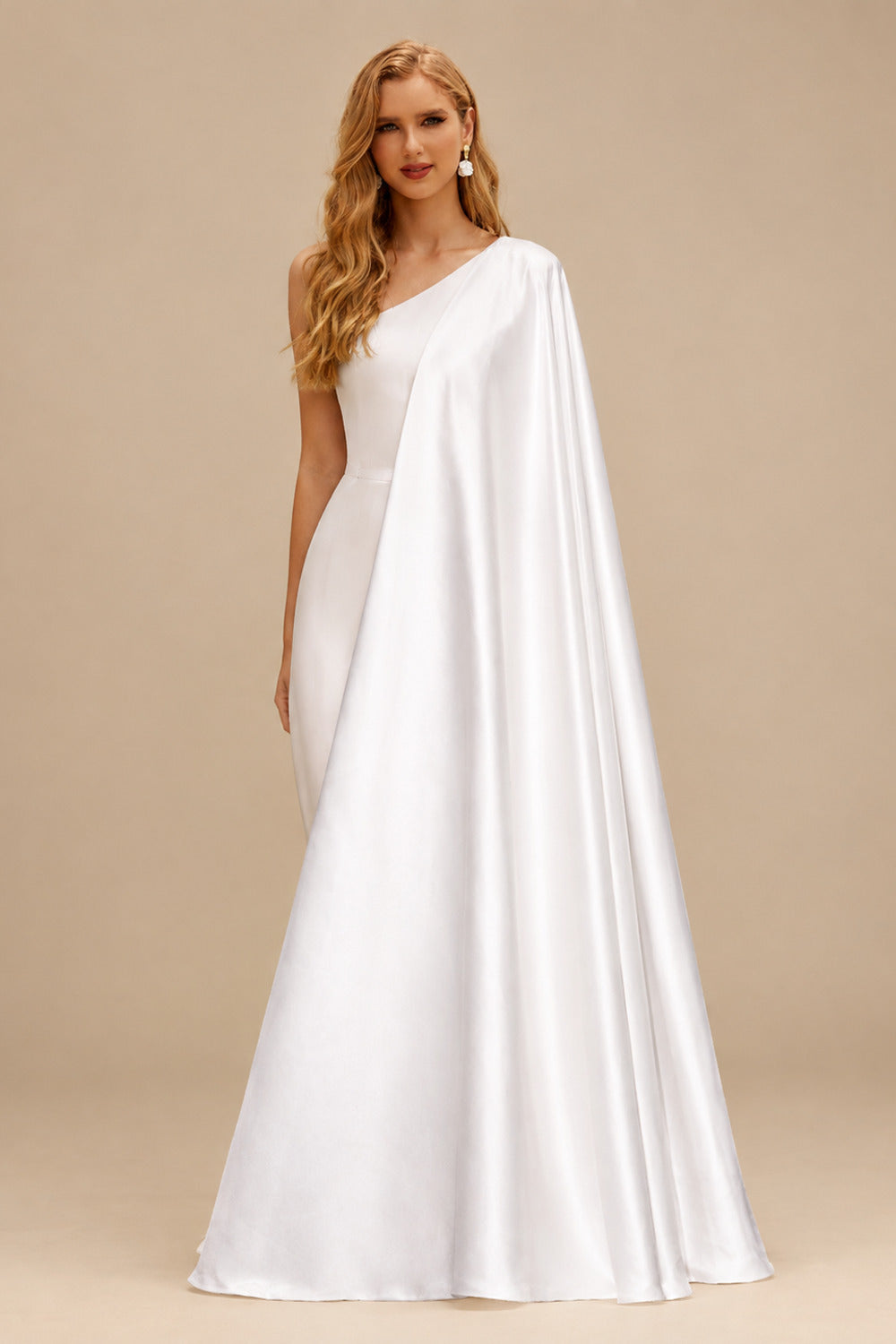 Rutipo White Ball-Gown Sweetheart Sleeveless Royal Satin Wedding Dresses